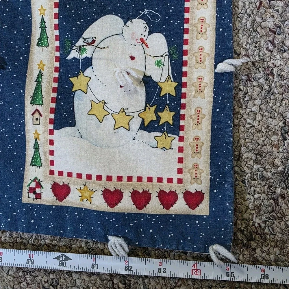Reversible Quilt Christmas Snow Much Fun Snowman‎ Throw Blanket 65